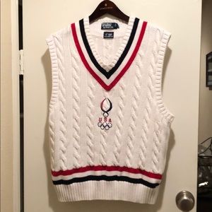 Polo Ralph Lauren Olympic Vest Large 2008 Team USA